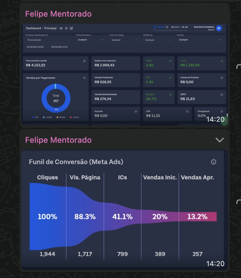 Resultado de aluno — print 04